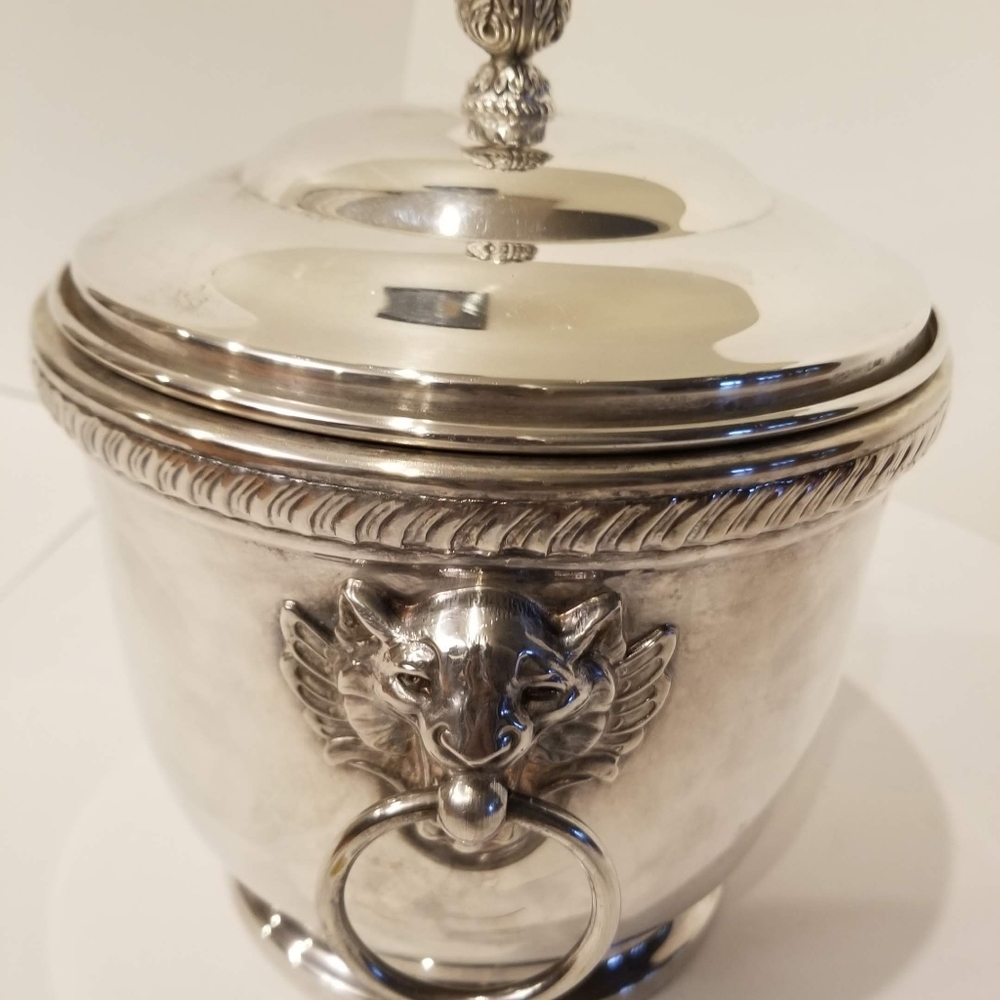Towle Silver Plated Bucket with lid